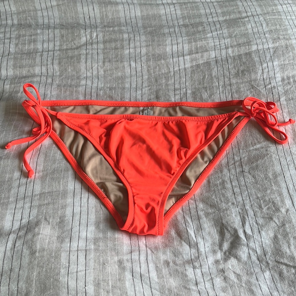 JCrew orange bikini bottoms size XL